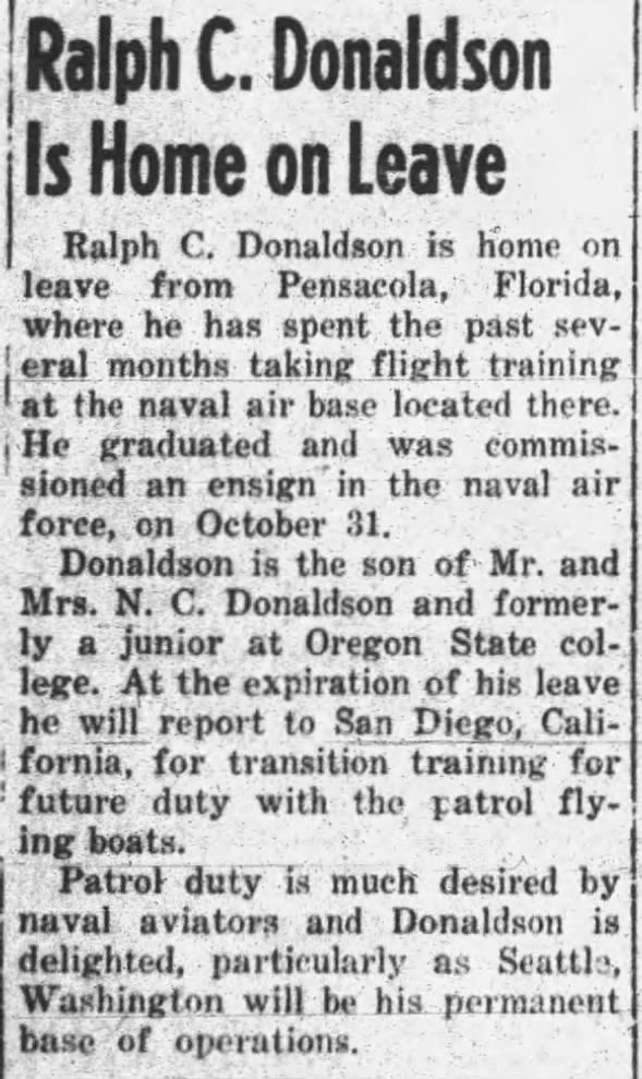 Clipping from Corvallis Gazette-Times